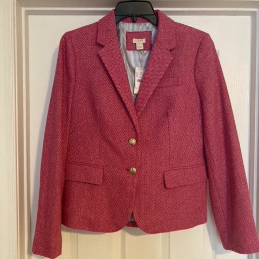 J Crew Factory Herringbone Blazer